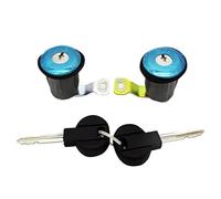 Clynex 9170G3 252522 cylindre de serrure porte gauche droite avec 2 clés, for citroën, BERLINGO XSARA PICASSO, for Peugeot, for Partner Verrouillage du contacteur d'allumage(BLACK 1 LEFT 1 RIGHT DOOR)
