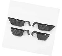 Clynex Accessoires de poignée porte intérieure voiture, garniture couvercle bol à traction latérale en Fiber carbone, pour Accord 10Th 2018 couverture de cadre de poignée de porte de voiture(BLACK 3)