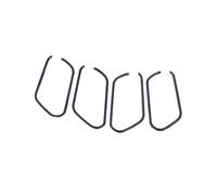 Clynex Accessoires de poignée porte intérieure voiture, garniture couvercle bol en acier, pour Nissan, pour Altima, pour Teana 2019 2020 couverture de cadre de poignée de porte de voiture(BLACK 2)