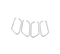 Clynex Accessoires de poignée porte intérieure voiture, garniture couvercle bol en acier, pour Nissan, pour Altima, pour Teana 2019 2020 couverture de cadre de poignée de porte de voiture(BLACK 5)