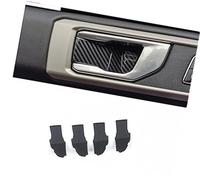 Clynex Accessoires de poignée porte intérieure voiture, pour Ford, pour Explorer 2020 2021 2022, garniture couvercle bol à traction latérale couverture de cadre de poignée de porte de voiture(BLACK 1)