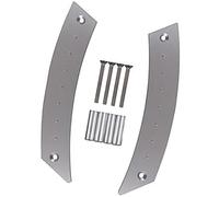 Clynex Accessoires de poignée porte intérieure voiture, pour Vw, pour Beetle 1998-2010, remplacement du couvercle protection des poignées couverture de cadre de poignée de porte de voiture(Silver)