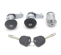 Clynex AL225 1004152 94AGA22050DB interrupteur d'allumage barillet de serrure de porte avant gauche droite, for Ford, Escort MK5 MK6 Verrouillage du contacteur d'allumage(BLACK 3PCS)