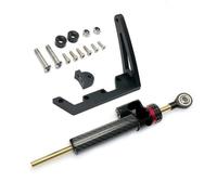 Clynex Amortisseur de Direction for TEVERUN, for Supreme, 7260R, Support d'amortissement V1 V2, pièce Scooter électrique Amortisseur de Direction pour Scooter(Black Carbon Fibre4)