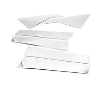 Clynex Autocollants de couverture garniture porte poteaux fenêtre voiture, for Chevrolet Impala 2014 2015 2016 2017 2018 2019 2020, chromés Revêtement de fenêtre