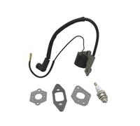 Clynex Bobine d'allumage magnéto carburateur joints d'admission pièces de rechange tronçonneuse à essence, for Partner, 350 351 370 371 390 420 440 Pièces de tondeuse à gazon