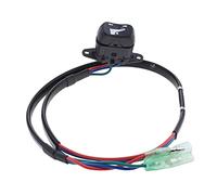 Clynex Boîtier de commande à distance du moteur l'interrupteur trim/inclinaison vers le haut et bas for hors-bord 37850-93J10 Kit d'interrupteur d'allumage pour moteur marin