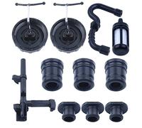 Clynex Bouchon de réservoir tuyau filtre à carburant, Kit bouchon montage tampon AV, for STIHL, MS180 MS170 018 017, pièces rechange for tronçonneuse Conduite de carburant pour tronçonneuse