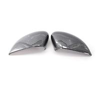 Clynex Capuchon de protection de rétroviseur en fibre de carbone/noir, for Ford, for Fiesta, MK7 2008 2009 2010 2011 2012 2013 2014 2015 2016 2017 Housse de rétroviseur de voiture(Carbon fiber)