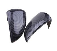 Clynex Capuchon de rétroviseur en fibre de carbone for rétroviseur latéral de voiture, accessoires de remplacement for VW, for Golf, 7 GTI MK7 2014-2018 Housse de rétroviseur de voiture