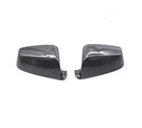 Clynex Capuchon de rétroviseur en fibre de carbone/noir, for, série 5 6 7 E60 E61 E63 E64 F01 F02-F04 F06 F07 F10 F11 F12 F13 Housse de rétroviseur de voiture(Carbon fiber)