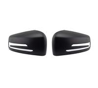 Clynex Capuchon de rétroviseur latéral en carbone noir chromé W204 W212 W207 W176 W218, for, ABC ES CLS GLK CLS Class Housse de rétroviseur de voiture(Matt Black)