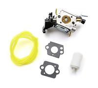 Clynex Carburateur Carb Kit scie à chaîne moteurs joints de montage filtre conduite carburant 445 450 tronçonneuse 506450401 Kit carburateur 2 temps
