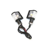 Clynex Clignotants lumineux for Moto, clignotants for, Scooter, brouilleur, Motocross, Dirt Bike, 12V, 8mm Clignotants moto(2 pcs without box)