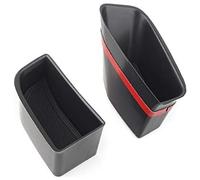 Clynex Cnazg40 2 pièces poignée de porte pour avant voiture accoudoir boîte rangement étui conteneur téléphone porte-clés plateau bac Kit, pour Q5 boîte de rangement pour poignée de porte de voiture