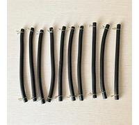 Clynex Colliers de serrage for tuyau carburant carburateur, 10 pièces/lot, GX120 GX140 GX160 GX200 154F 168F 170F 188F Conduite de carburant pour tronçonneuse
