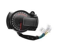 Clynex Compteur de vitesse numérique universel for moto, tachymètre, indicateur rétroéclairage Compteur kilométrique numérique pour moto