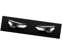 Clynex Couvercle de phare voiture, for Q3 2019 2020 2021, coque d'objectif, accessoires d'abat-jour transparents Couvercle d'objectif de phare de voiture(BLACK Letf and Right)