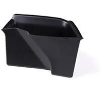 Clynex Couvercle de poignée voiture, pour Chevy, pour Corvette C7 2014-2019 noir Abs porte pour avant boîte rangement multifonctionnelle accessoires boîte de rangement pour poignée de porte de voiture