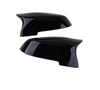 Clynex Couvercle de rétroviseur latéral d'aile course Accessoires voiture Capuchon performance, for, Série 5 F10 F11 F18 2014-2017 Housse de rétroviseur de voiture(Glossy Black)