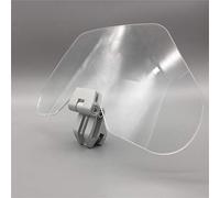 Clynex Déflecteur d'air for Pare-Brise réglable à Flux Transparent Lame ailettes Variables Pare-Brise adapté la Moto Pare-Brise Avant pour Moto