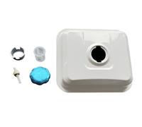 Clynex Ensemble de réservoir carburant remplacement 3l, for GX140 GX160 GX200, complet avec filtre à bouchon, Construction durable Bouchon de réservoir d'huile de tondeuse à gazon