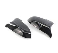 Clynex F10 F18 F11 F06 F07 F12 F13 F01 2014-2016 Noir brillant, for, Série 5 6 7 Coques de rétroviseurs Capuchon protection rétroviseur latéral Housse de rétroviseur de voiture(Schwarz)