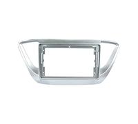 Clynex Fascia de Voiture 9 Pouces 2din, for Hyundai, Solaris Accent Verna 2017 2018, Installation de Montage sur Panneau stéréo, Cadre DVD Double Din Panneau Audio pour Voiture(Only Frame)
