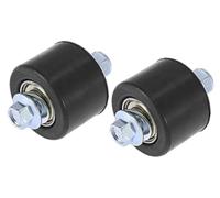 Clynex For 2 Set 8Mm Motorcycle Chain Pulley Roller Slider Wheel Guide yard saw drive wheel (Black) roue motrice de scie de jardin (Black)