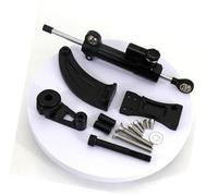 Clynex for Dualtron, for Spider, Raptor2, Eagle Pro, Kit de Support Montage stabilité d'amortisseur Direction Scooter électrique Amortisseur de Direction pour Scooter(Black C)