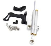 Clynex for Dualtron, for Thunder, 2 LL Kit d'amortisseur de stabilisateur Scooter électrique Accessoires Direction Anti-Vibration Anti-Jitter Amortisseur de Direction pour Scooter(Black Silver Set)