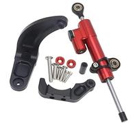 Clynex for Dualtron, for Thunder 3, DT3 Scooter électrique Direction réglable stabilisateur Amortisseur Support de Montage Kit Accessoires Amortisseur de Direction pour Scooter(Black 1)