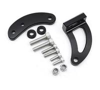 Clynex for KAABO, Mantis King GT Scooter électrique CNC Carbone Direction Amortisseur Support de Montage Kit d'amortisseur Accessoires Amortisseur de Direction pour Scooter(Black A)