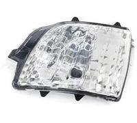 Clynex For VOLVO, XC70 XC90 2007-2014 Rétroviseur latéral de porte d'aile Clignotant Indicateur lampe Couvercle sans ampoule (1 pièce à Témoin de rétroviseur extérieur(BLACK 1pc Left)