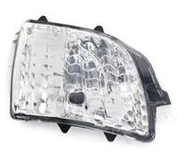 Clynex For VOLVO, XC70 XC90 2007-2014 Rétroviseur latéral de porte d'aile Clignotant Indicateur lampe Couvercle sans ampoule (1 pièce à Témoin de rétroviseur extérieur(BLACK 1pc Right)