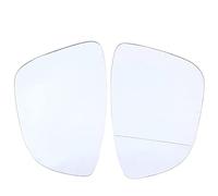 Clynex for VW, Golf/R32/GTI/Rabbit 2010 2011 2012 2013 Rétroviseur latéral de voiture en verre chauffant blanc remplacement automatique Verre de rétroviseur latéral(1 Pair)