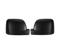 Clynex Garniture de couvercle rétroviseur latéral en fibre noire, for Vauxhall, Vivaro, for Renault, Trafic Van 2015-2018 Housse de rétroviseur de voiture