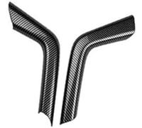 Clynex Garniture de couverture décoration motif en Fiber carbone protection poignée centrale porte intérieure voiture, pour Porsche, pour couverture de cadre de poignée de porte de voiture