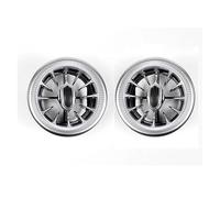 Clynex Garniture Turbo de sortie ventilation climatisation tableau bord avant intérieur, for, for, classe V Vito Viano Valente Metris W447 15-19 Grille de sortie d'aération de voiture(BLACK 1pair)