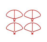 Clynex Hélice Train d'atterrissage Jambes Tampon en Caoutchouc Garde d'hélice Protecteur de Drone FIMI X8 SE quadrirotor Accessoires Protection d'hélice de Drone(Red Protector)
