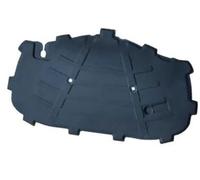 Clynex Housse de Protection en Coton for Capot de Voiture, Isolation phonique et Thermique, for, A3 S3 RS3 8V Sportback 2013-2020 Isolation Thermique du Capot Moteur(Black Style 2)