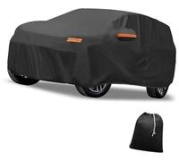 Clynex Housse de Voiture, for Subaru, Crosstrek 210D-PU, Housse complète d'extérieur, Toutes Saisons, avec Porte, for Fermeture éclair Housse de Voiture