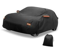 Clynex Housse de Voiture for Subaru, WRX berline, Film en Aluminium, Protection extérieure imperméable Contre Le Soleil, la Pluie, Neige et grêle avec Porte, for Fermeture éclair Housse de Voiture
