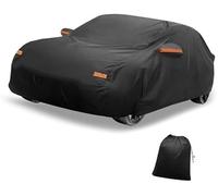 Clynex Housse de Voiture, for Toyota, for Corolla, Film d'aluminium, Protection extérieure imperméable Contre Le Soleil, la Pluie, Neige et grêle avec Porte, for Fermeture éclair Housse de Voiture
