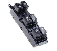 Clynex Interrupteur de fenêtre 93570-1E110 Bouton commande vitre lève-vitre électrique principal 93580-1E000, for Hyundai, Accent 2007-2010 Interrupteur de vitre de voiture(BLACK Window Switch)