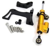 Clynex Kit d'amortisseurs de stabilisateur Direction, Accessoires for Scooter électrique Dualtron, Thunder 2 LL, Anti-Vibration, Anti-sigue Amortisseur de Direction pour Scooter(Gold Black Set)