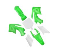 Clynex Kit de carénage en plastique corps garde-boue, for Apollo, for pièces carrosserie moto modifiées Orion 110cc 125cc 150cc Pit Dirt Bike Kit de carénage pour moto(Green)