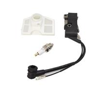 Clynex Kit de connecteur filtre à Air bobine d'allumage, tronçonneuse 4500 5200 5800 45cc 52cc 58cc, moteur outils jardin, pièces rechange Bobine d'allumage pour petits moteurs