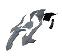 Clynex Kit de couvercle en plastique corps carénage moto KT50, ensemble garde-boue chine KT 50, for MINI, accessoires Dirt Pit Bike Kit de carénage pour moto(Dark Grey)