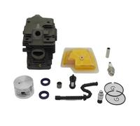 Clynex Kit de joint d'huile filtre à air piston cylindre 46 mm, for STIHL, MS270 MS280, pièce rechange for tronçonneuse jardin 1133 020 1203 Unité de filtration